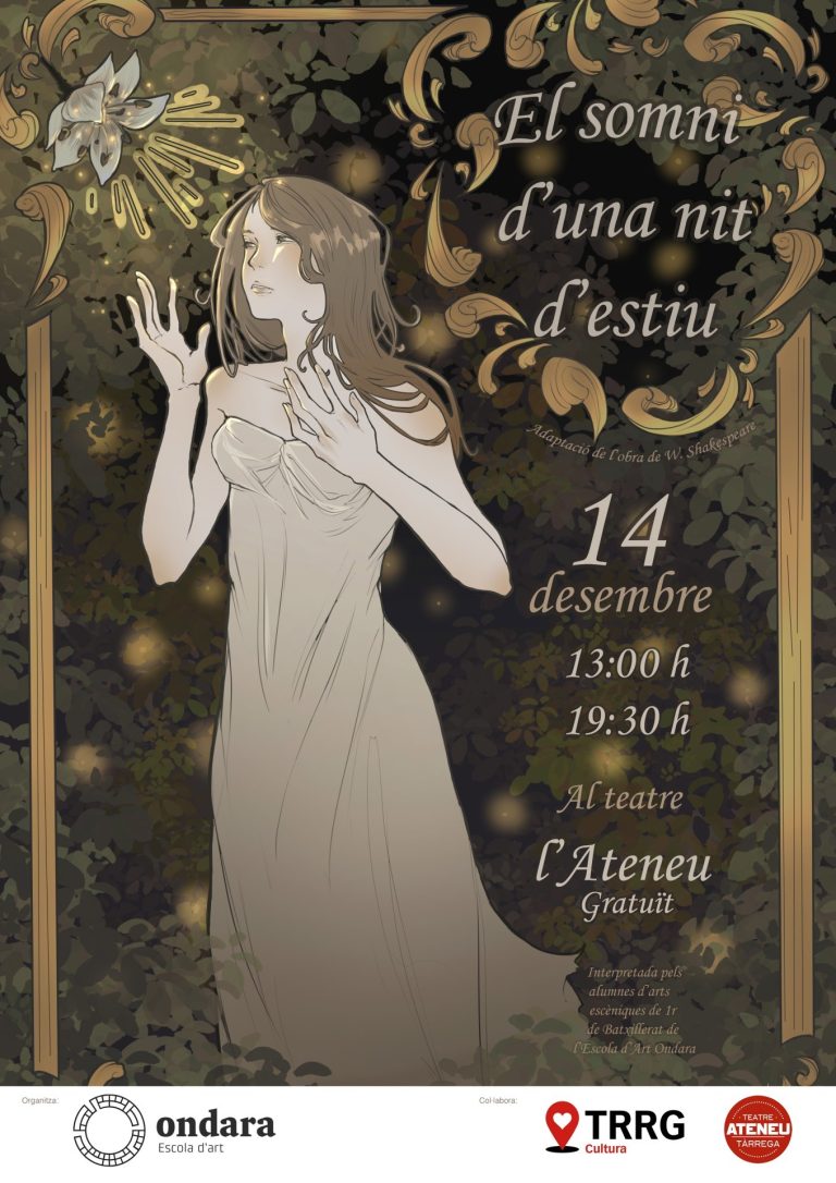 "El somni d'una nit d'estiu" el nou projecte de teatre per als alumnes de 1r de batxillerat